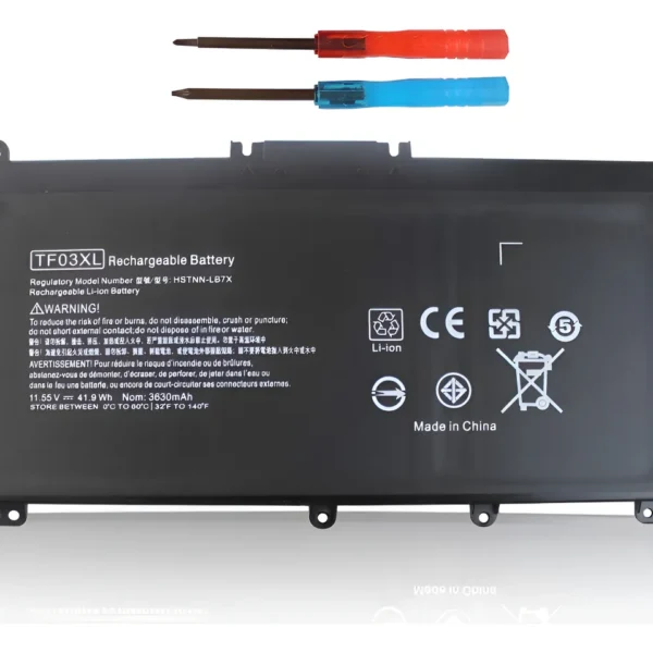 Bateria Compatible Hp 250 G7 15-cc Tf03xl Tpn-q188 Tpn-q190 Negro